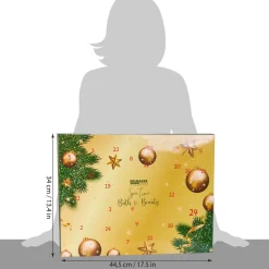 Brubaker Cosmetics Beauty Advent Kalender 2023 - De Xxl Wellness Kerstkalender Voor Vrouwen En Meisjes - 24 X Lichaamsverzorging Producten & Spa Accessoires - Goud Online