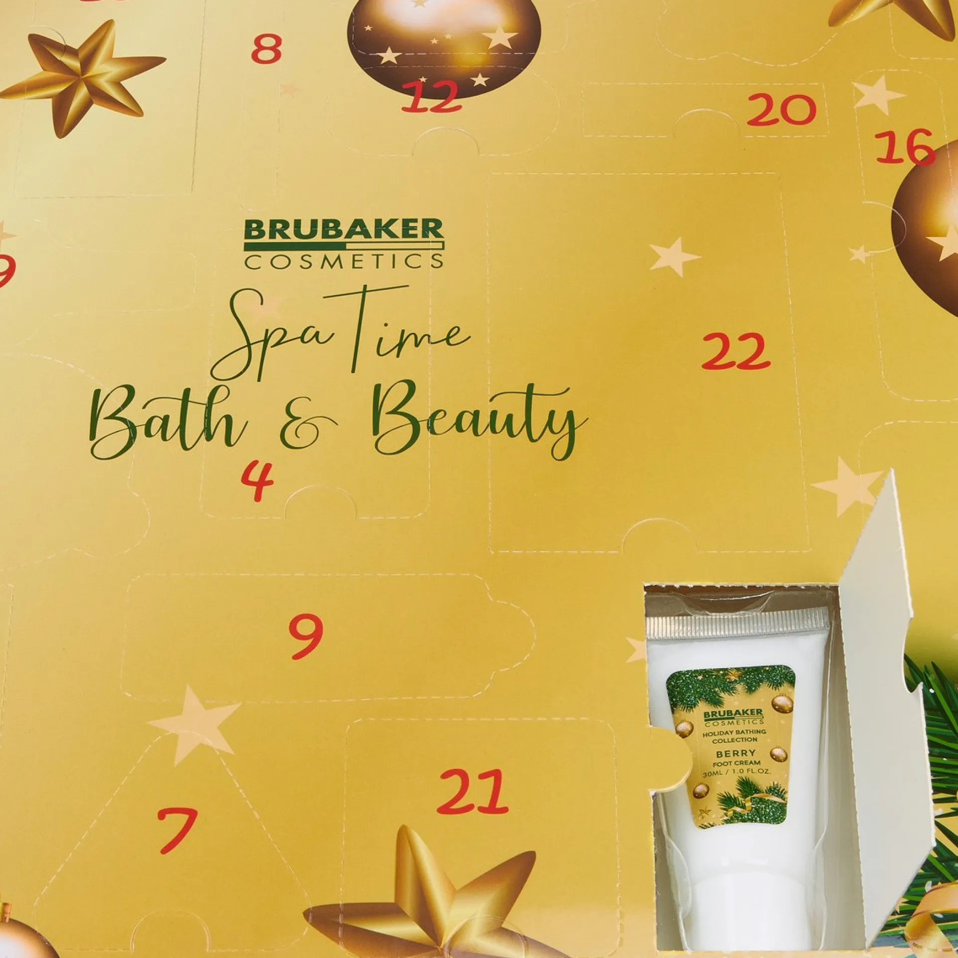 Brubaker Cosmetics Beauty Advent Kalender 2023 - De Xxl Wellness Kerstkalender Voor Vrouwen En Meisjes - 24 X Lichaamsverzorging Producten & Spa Accessoires - Goud Online