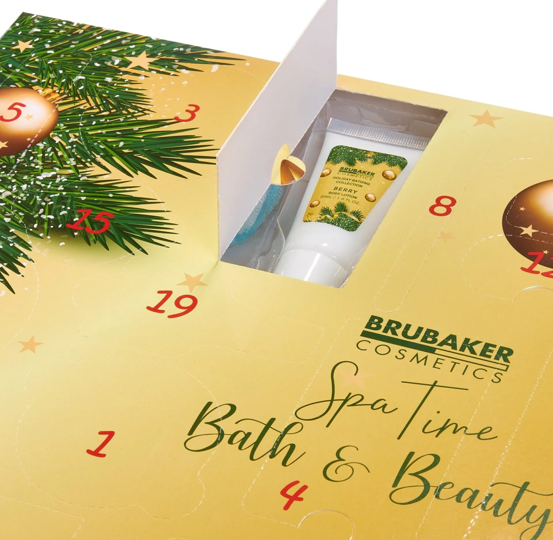 Brubaker Cosmetics Beauty Advent Kalender 2023 - De Xxl Wellness Kerstkalender Voor Vrouwen En Meisjes - 24 X Lichaamsverzorging Producten & Spa Accessoires - Goud Online