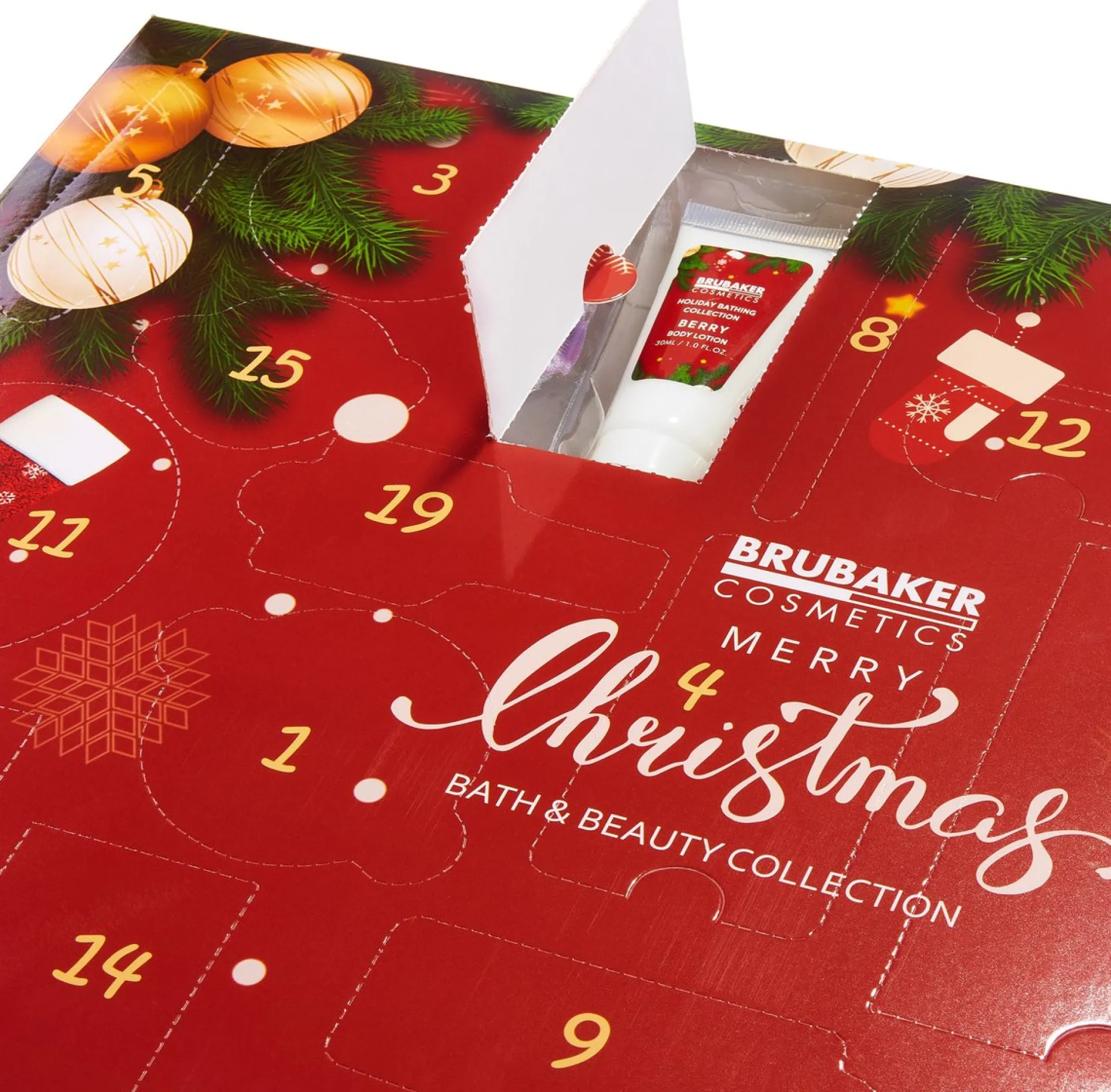 Brubaker Cosmetics Beauty Advent Kalender 2023 - De Xxl Wellness Kerstkalender Voor Vrouwen En Meisjes - 24 X Lichaamsverzorging Producten & Spa Accessoires - Red Online