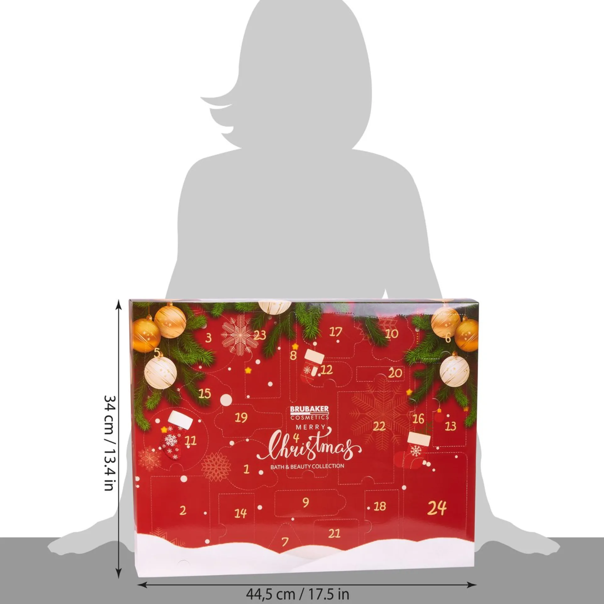 Brubaker Cosmetics Beauty Advent Kalender 2023 - De Xxl Wellness Kerstkalender Voor Vrouwen En Meisjes - 24 X Lichaamsverzorging Producten & Spa Accessoires - Red Online