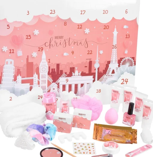 Brubaker Cosmetics Beauty Advent Kalender 2023 - De Xxl Wellness Kerstkalender Voor Vrouwen En Meisjes - 24 X Lichaamsverzorging Producten & Spa Accessoires - Bezienswaardigheden Flash Sale