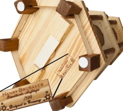 Brubaker Kerststallen></noscript> Kerstpiramide Houten Piramide - Natuur - 4 Niveaus - 60 Cm Hoogte - Handbeschilderde Figuren