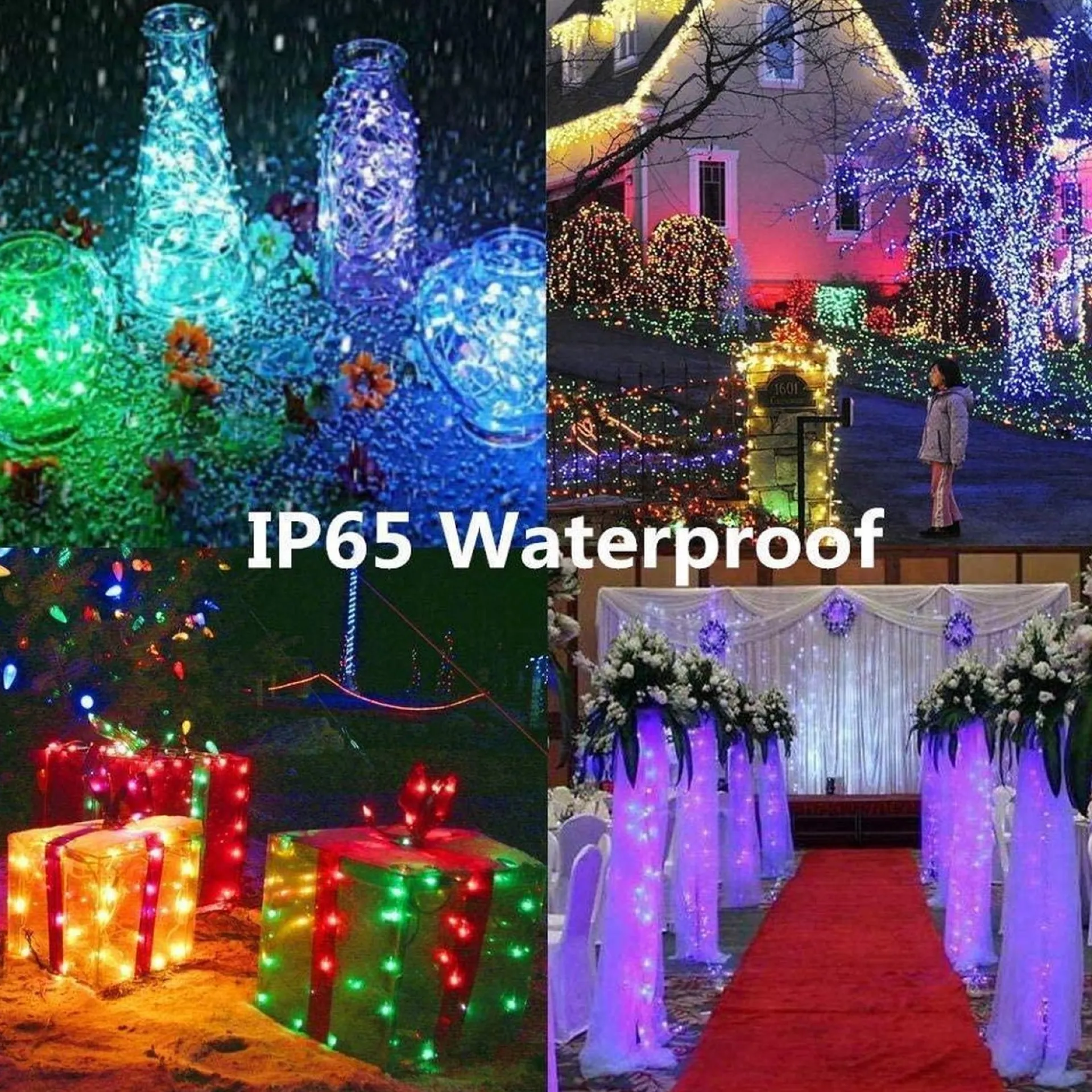 Buxibo - Waterdichte Fairy Lights - Lampjes Slinger - Led Lichtslinger - 5M Met 100Led In Multi Kleur - Usb Aansluiting - String Light Kerstverlichting - Sfeerverlichting - Indoor Led - Romantisch Licht Best