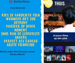 Bellathias Cadeaupakket Filmpakket Xl – Leuke Cadeau - Pathe Thuis – Geschenkset – Geschenkpakket – Met Film Voucher Sale