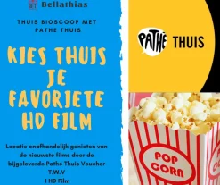 Bellathias Cadeaupakket Filmpakket Xl – Leuke Cadeau - Pathe Thuis – Geschenkset – Geschenkpakket – Met Film Voucher Sale