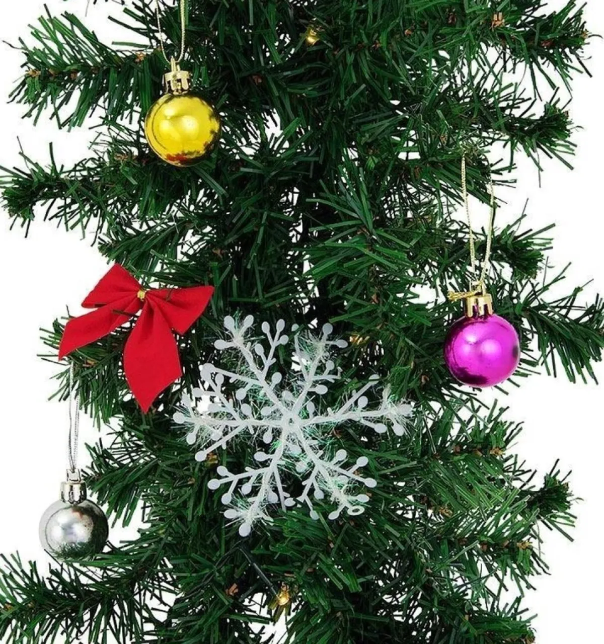 Casaria Guirlandes> Guirlande Kerstkrans - 5M Met Decoratie En 80 Led's