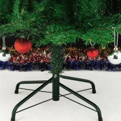 Merkloos Casaria Kerstboom 180Cm Pvc – Sneeuw Effect Denneappels - Groen-Wit Sale