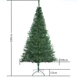 Casaria Kerstboom Pvc - Metalen Voet - 180 Cm Groen Outlet