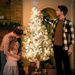 Casaria Kerstboom Pvc - Metalen Voet - 180 Cm Fashion