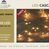 Anna's Collection Cascade Draadverlichting Lichtsnoer Met 160 Lampjes Classic Warm Wit Met 8 Lichtdraden - Lichtsnoeren - Kerstverlichting Hot