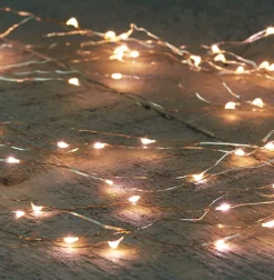 Anna's Collection Cascade Draadverlichting Zilver Met 160 Warm Witte Lampjes New