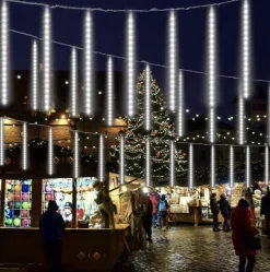 Merkloos Cb-Goods Meteor Ijspegels Lichtgordijn - Kerstverlichting - Tiktok - Kerst Licht Gordijn - Kerstmis - Kerstboom Verlichting Hot