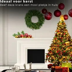 Merkloos Kerstkransen><noscript><img width=