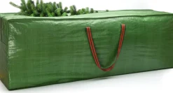 CKB ltd - Opbergtas Opberghoes Kerstboom Tas Zak Voor Kunstkerstbomen Tot 120 Cm - Kunstkerstboom - Met Handvatten En Afsluitbare Rits - Ook Voor Kleding - Opbergen Kerst Opbergbox Kerstballen New