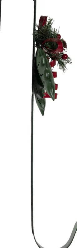 Clayre u0026 Eef Kersthanger></noscript>Clayre & Eef Deurhanger 15X10X38 Cm Groen Ijzer Kunststof Deurhaak