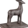 Clayre u0026 Eef Kerstsokken>Clayre & Eef Haak Kerstsok Rendier 13X11X21 Cm Bruin Ijzer
