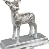 Clayre u0026 Eef Kerstsokken>Clayre & Eef Haak Kerstsok Rendier 21 Cm Zilverkleurig Aluminium