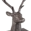 Clayre u0026 Eef Kerstsokken>Clayre & Eef Haak Kerstsok Rendier 13X12X24 Cm Bruin Ijzer