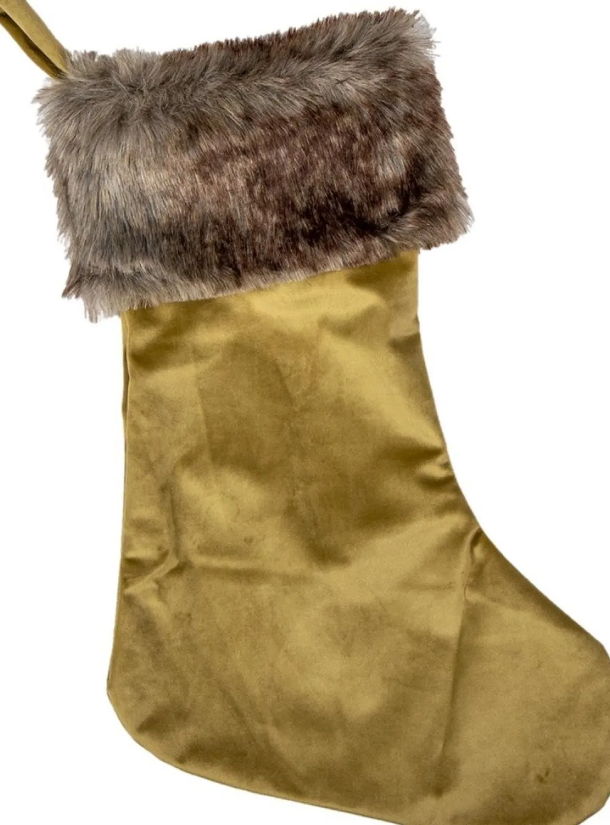 Clayre u0026 Eef Kerstsokken>Clayre & Eef Kerstsok Kerstsok 45 Cm Bruin Synthetisch