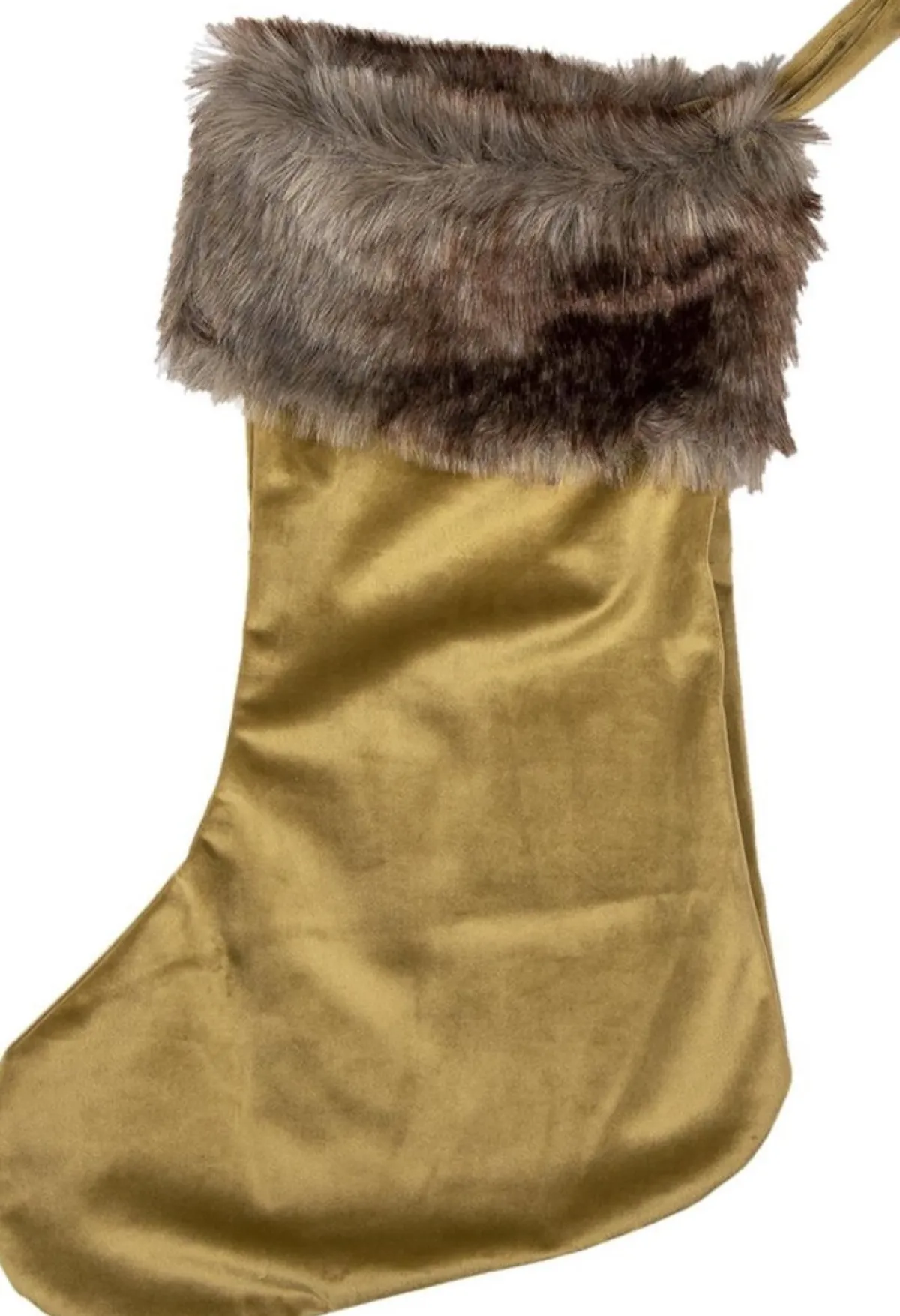 Clayre u0026 Eef Kerstsokken>Clayre & Eef Kerstsok Kerstsok 45 Cm Bruin Synthetisch