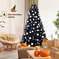 COAST™ Coast Grote Kunstkerstboom Halloween - Zwart - 225 Cm Discount