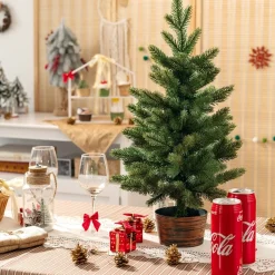 COAST™ Coast Hoge Mini Tafel Kerstboom - Groen - 60Cm Outlet