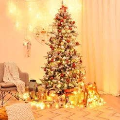 COAST™ Coast Kunstkerstboom Met Dennenappels Besneeuwd - 210 Cm Sale