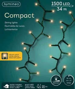 Lumineo Compact Rice Lights 1500L 34M Classic Warm | 494374 34 Cm Cheap
