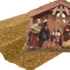 Merkloos Kerststallen>Complete Kerststal Inclusief 8 Beelden En Ondergrond 30 Cm - Kerststallen
