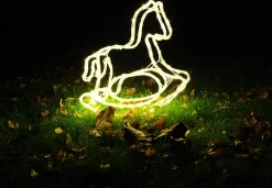 * 3D Hobbelpaard Lichtslang Met (216 Lampjes)Decorative Lighting Kerst Hot