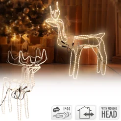 DecorativeLIghting 3D Rendier Lichtslang Met Draaiende Kop (90Cmx86Cm)Decorative Lighting Outlet