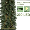 Royal Christmas Guirlandes>Dakota Deluxe Guirlande - Lengte 540 Cm - 200 Warm Led Lampjes - Max. 3X Koppelbaar