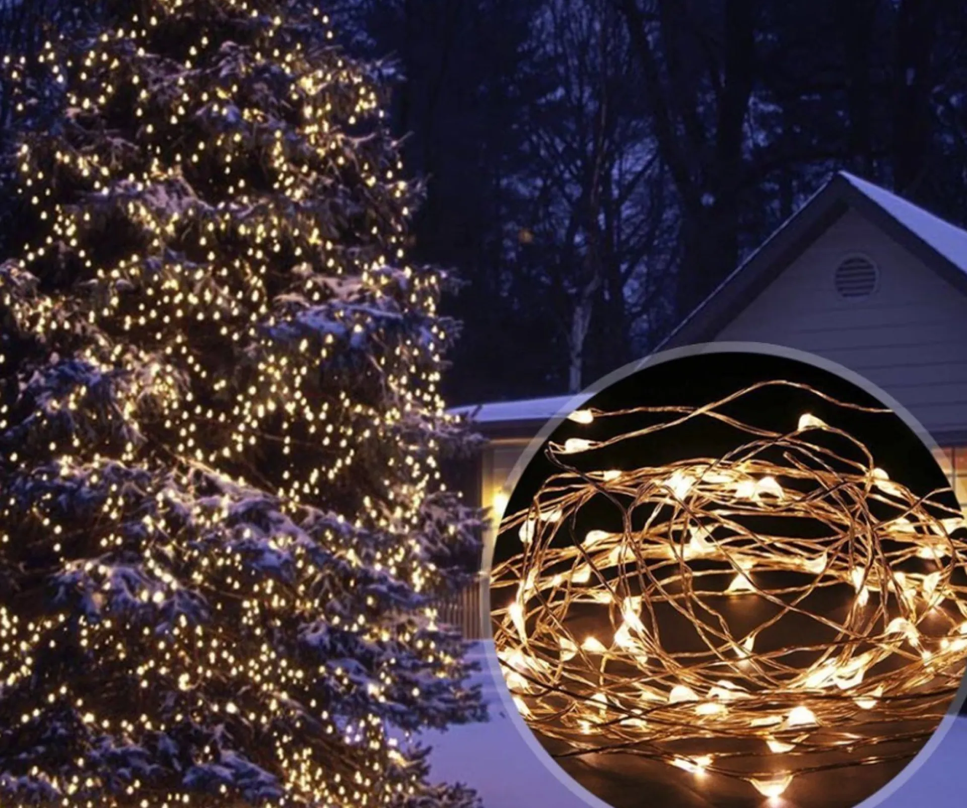 Improducts Decoratie Led Verlichting 10 Meter Zilverdraad Ip65 Waterbestendig Warm Wit. Clearance