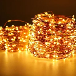 Improducts Decoratie Led Verlichting 10 Meter Koperdraad Ip65 Waterbestendig Warm Wit. Discount