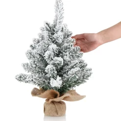 com-four Decoratieve Boom Met Decoratieve Sneeuw- En Dennentakken - Leuke Tafeldecoratie Voor De Adventstijd Best