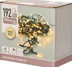 Merkloos Decorativelighting Led Verlichting - 192 Led - Warm Wit 1450 Cm Flash Sale