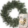 Decoris Kerstkransen> Kerstkrans - Malmo - D60 Cm - Incl. Verlichting Warm Wit