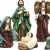 Decoris Kerststallen> Kerststal Beelden/Kerstbeelden - 8X St -Tot 9 Cm -Polyresin