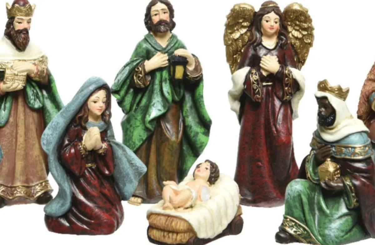 Decoris Kerststallen> Kerststal Beelden/Kerstbeelden - 8X St -Tot 9 Cm -Polyresin