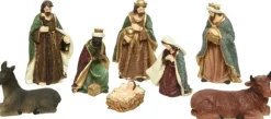 Decoris Kerststallen> Kerststal Beelden/Kerstbeelden - 8X St -Tot 20 Cm -Polyresin