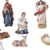 Decoris Kerststallen> Kerststal Beelden/Kerstbeelden - 11X St -Tot 9,5 Cm -Polyresin