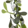 Decoris Guirlandes> Mistletoe Guirlande Met Witte Kralen Groen Dia2.00-L150.00Cm