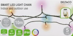 Deltaco - Wifi Lichtsnoer - Voor Binnen En Buiten - 10 Meter - Meerkleurig Shop