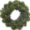 Merkloos Kerstkransen>Dennenkrans 50 Cm Met 106 Takken Kerstversiering - Deurkransen / Kerstkransen
