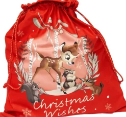 Disney Kerstsokken> Bambi Kerstzak 60 X 55 Cm