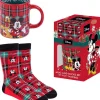 Cerdá Kerstsokken>Disney Mickey Mouse Kerst Geschenkset Met Kerstsokken + Kerstmok