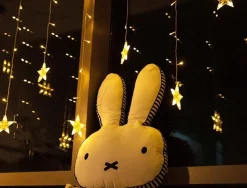 Dolami Sterrengordijn Kerstverlichting - 2,6 Meter 8 Lichteffecten - Voor Binnen En Buiten New