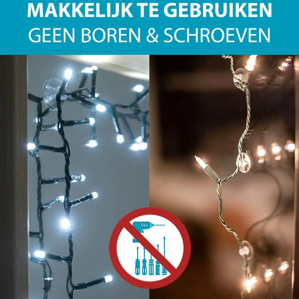 Dolami Kersthanger> Zuignapjes - 10 Stuks - Voor Ophangen Kerstverlichting, Lichtgordijn, Sterrengordijn, Sneeuwvlokgordijn, Sfeerverlichting En Kerstversiering - Handiger Dan Zuignap Met Haak - Voor Gladde Ondergrond