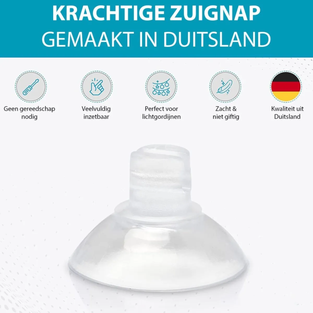 Dolami Kersthanger> Zuignapjes - 10 Stuks - Voor Ophangen Kerstverlichting, Lichtgordijn, Sterrengordijn, Sneeuwvlokgordijn, Sfeerverlichting En Kerstversiering - Handiger Dan Zuignap Met Haak - Voor Gladde Ondergrond